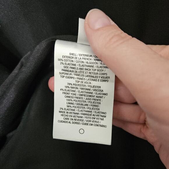 NWOT T Tahari Abstract Sleeveless Knee Length Bodycon Dress Size 2 XS - Picture 9 of 9